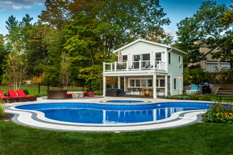pool landscape overview