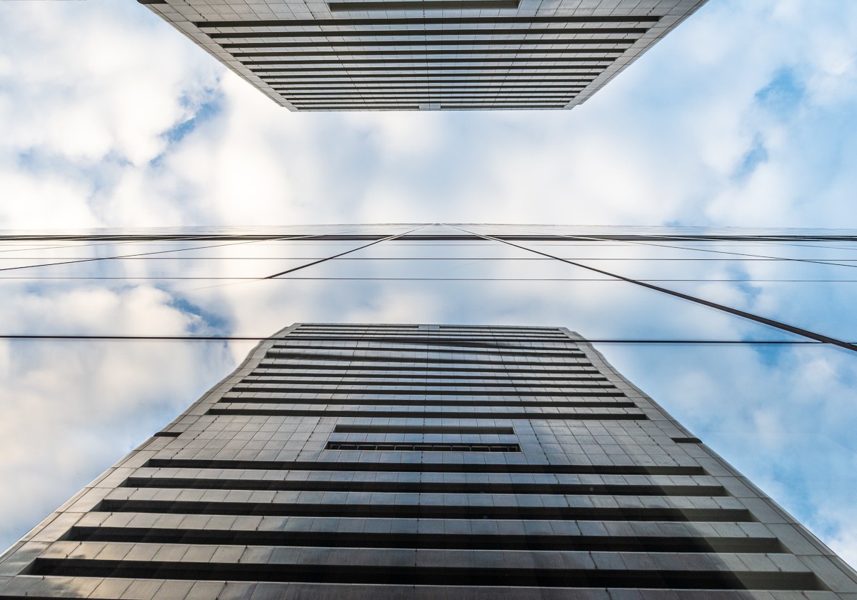 building reflection