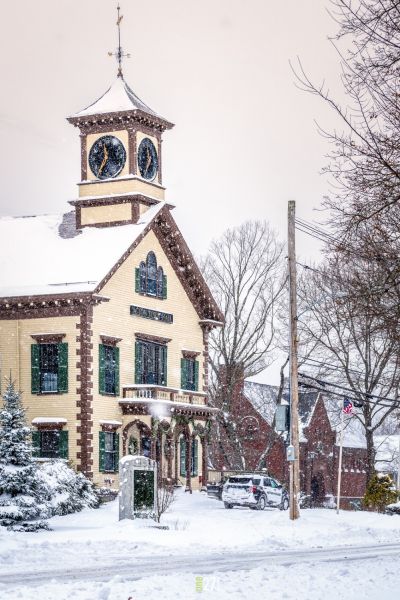 Town Hall in winter