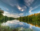 Ice House Pond in the summer