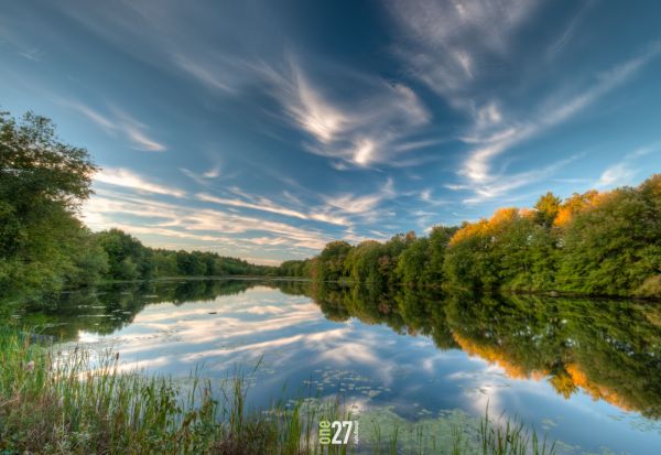 Ice House Pond in the summer